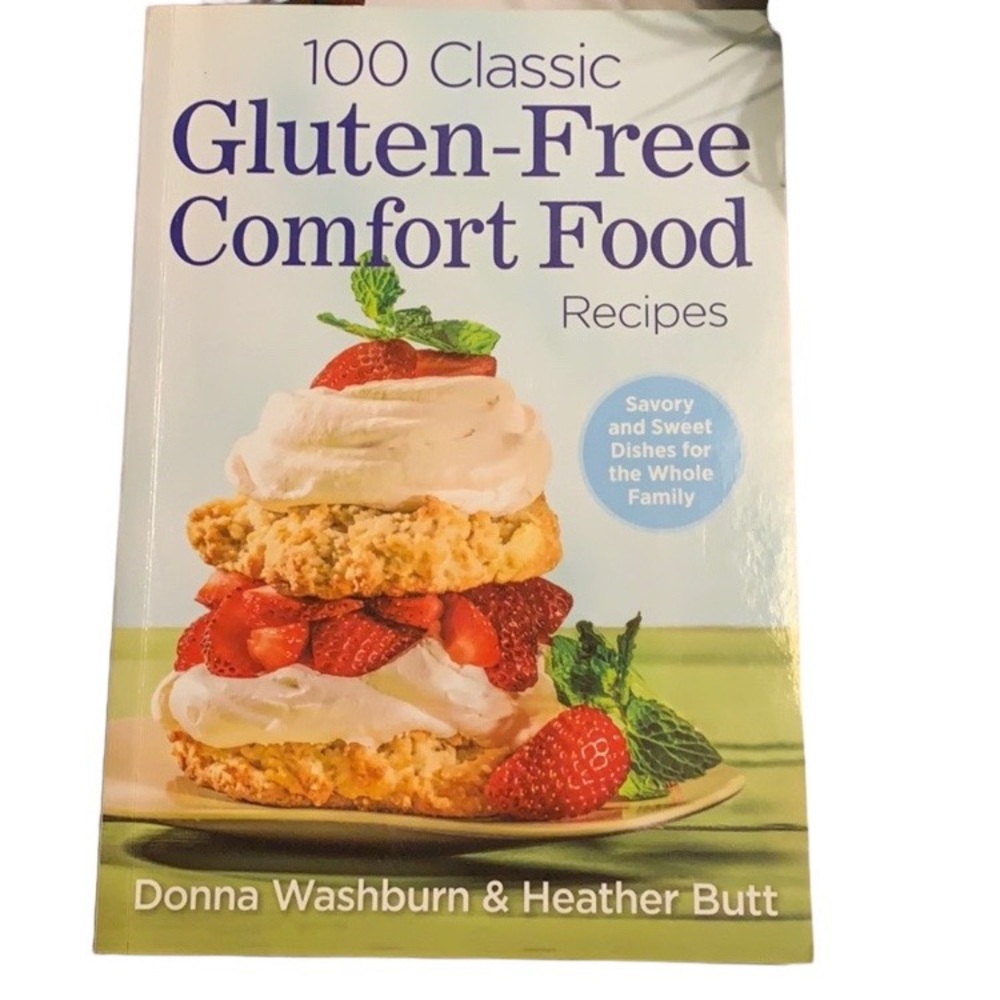 Cookbook. Gluten free comfort food